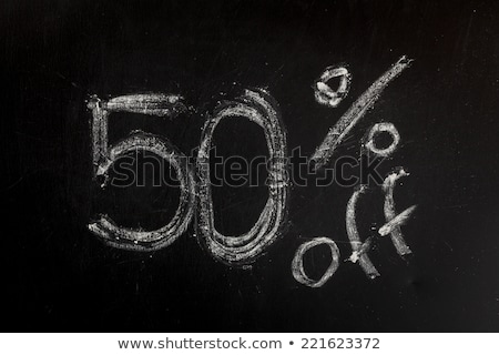 Stock photo: Best Choice 50 Percent Sale On Products Of Shop