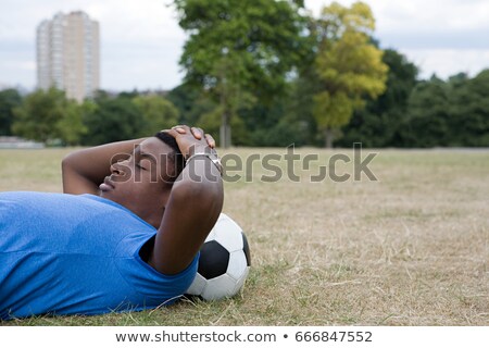 Сток-фото: Teenage Boy Taking A Break