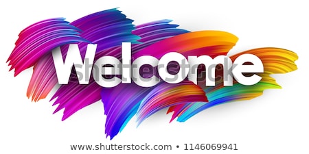 Stock foto: Welcome