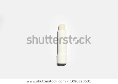Zdjęcia stock: Lipstick Balm Isolated On White