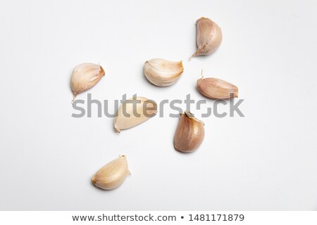 Stock fotó: Cloves And Sliced Garlic