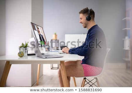 [[stock_photo]]: Work From Home Stamp