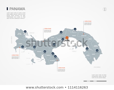 Foto d'archivio: Panama Map