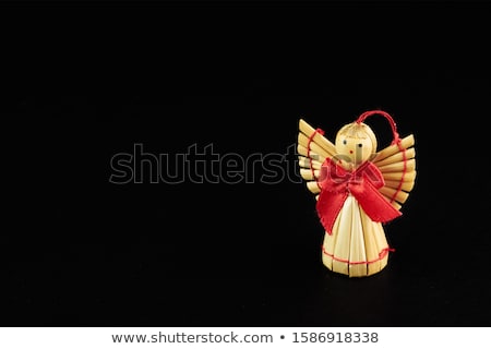 Foto stock: Isolated Christmas Girl