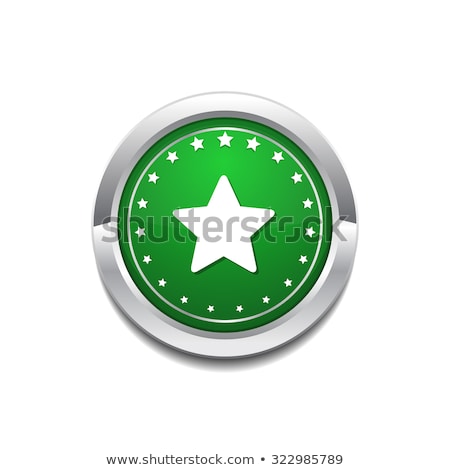 Stock fotó: Star Circular Vector Greenweb Icon Button