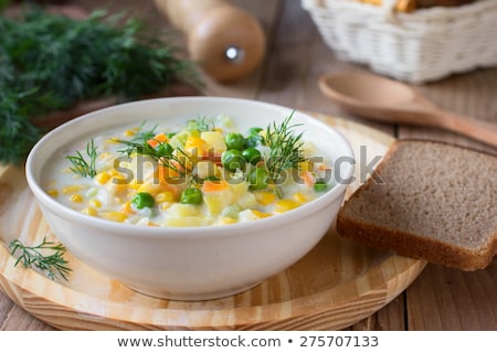 Stok fotoğraf: Vegetables Creamy Soup