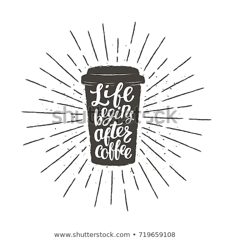 Foto stock: Coffee Cup Theme