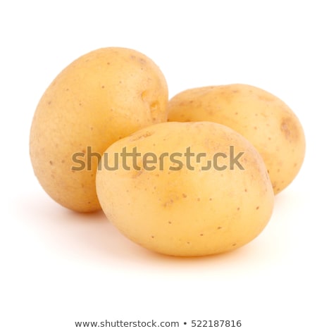 Stock photo: Three New Potatoes