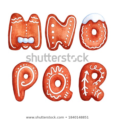 Stockfoto: Letters N O P Q Candies