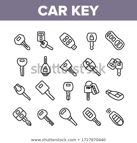 Stock photo: Open Lock Icon In Different Style