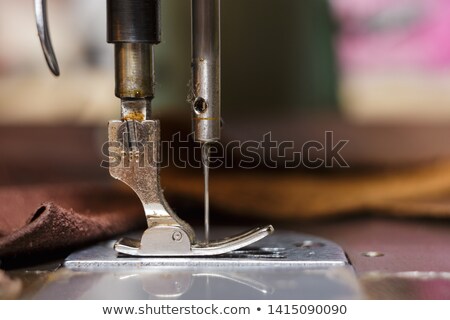 Stock photo: Detail Of Upholstery Sewing Machine