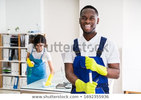 Stock photo: Portrait Of A Young Male Janitor