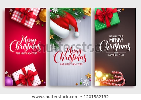 [[stock_photo]]: Vector Christmas Greeting Card