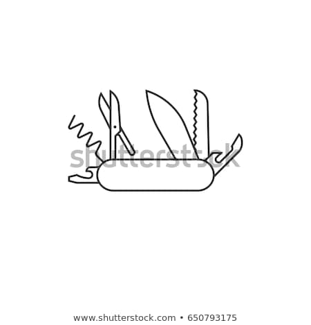 Stock fotó: Metallic Swiss Army Knife