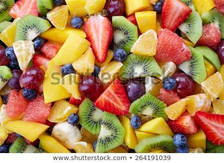 Stock fotó: Mixed Fruit Slices