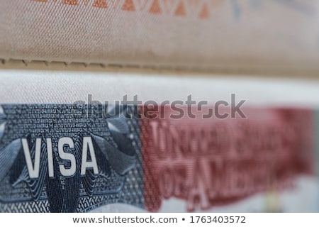 Stock fotó: Entry Visa