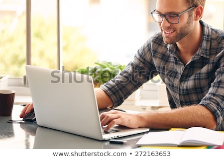 Stockfoto: Omputerjongens