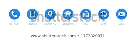 [[stock_photo]]: Phone Blue Vector Icon Button