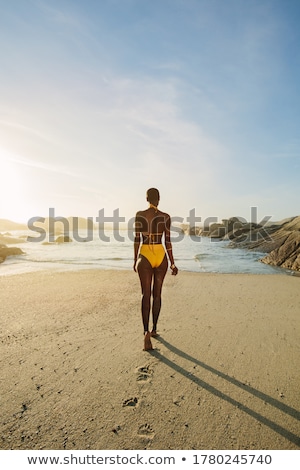 ストックフォト: Yellow Bikini