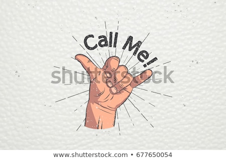 Foto stock: Call Me Message