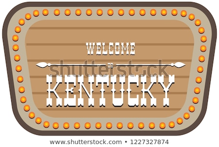 Stock photo: Stand Welcome To Kentucky