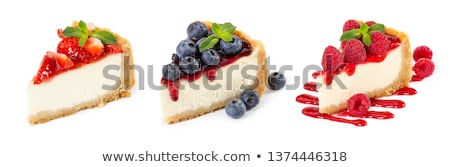 Foto d'archivio: Raspberry And Strawberry Cheesecake