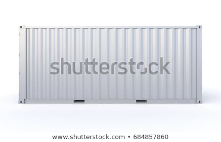 Сток-фото: White Container