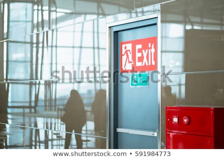 Stok fotoğraf: Emergency Exit Door