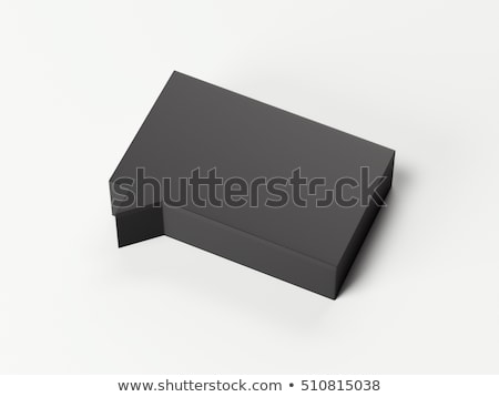 Stock photo: Stack Of Blank Business Cards As Speech Bubbles 3d Rendering