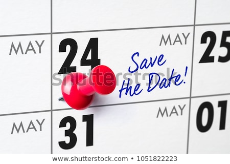 [[stock_photo]]: Wall Calendar With A Red Pin - May 24