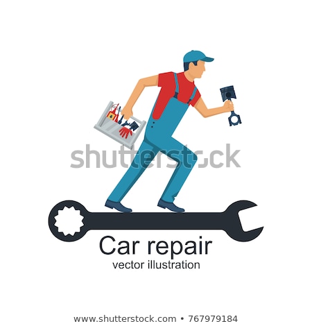 Foto stock: Icons Against Man In The Car