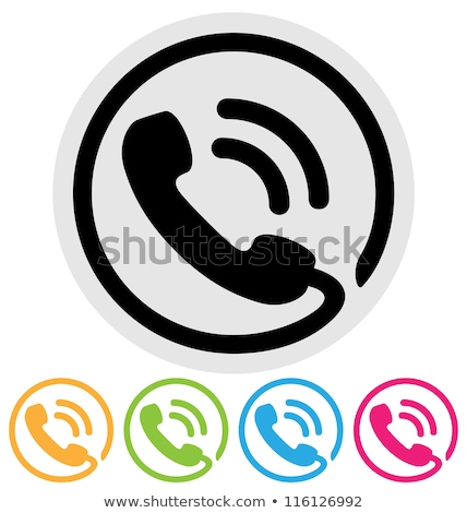 Green Telephone Icon Foto stock © Artizarus