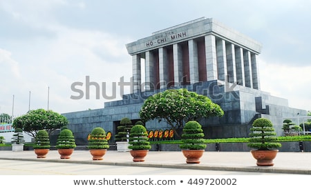 Foto stock: Ho Chi Minh Mausoleum In Hanoi Vietnam