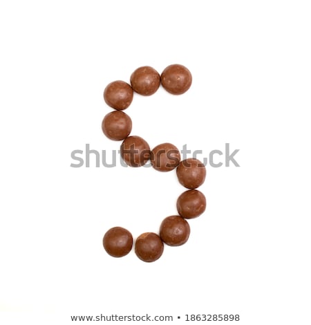 Stock foto: Ginger Nuts Pepernoten In The Shape Of Letter S