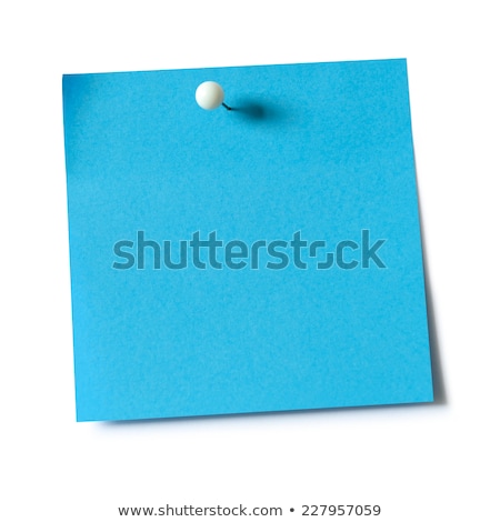 Étiquettes bleues vierges avec des chemins [[stock_photo]] © Kenishirotie