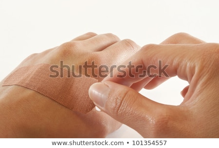 Stok fotoğraf: Bandaid On A Hand