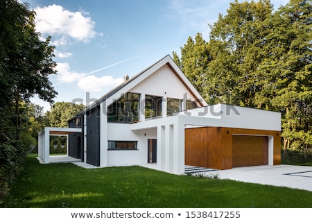 [[stock_photo]]: House Exterior From Backyard View