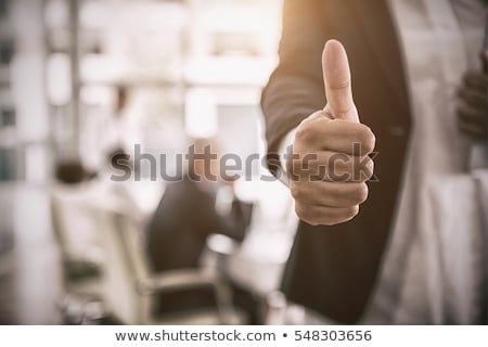 Stok fotoğraf: Businesswoman Thumb Up