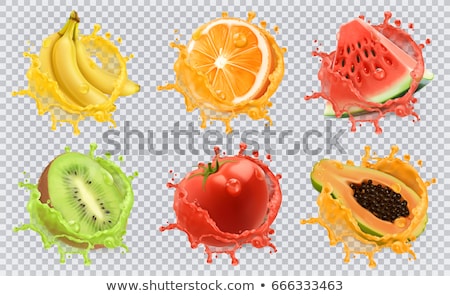 Stockfoto: Inaasappel · Citrusvruchten · Met · Druppels · Sap