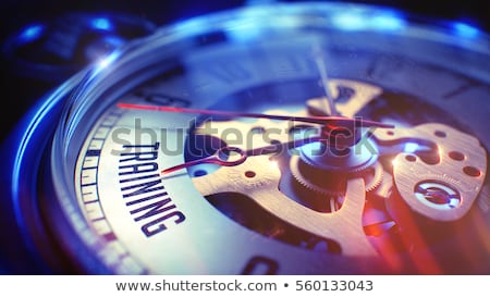 Foto stock: Seminar - Wording On Vintage Watch 3d