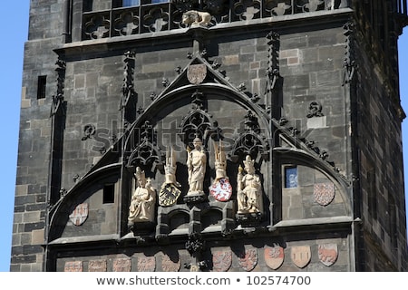 Stockfoto: The Powder Tower Is A High Medieval Gothic Tower In Prague Czec