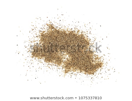 Stock foto: Close Up Of Hands Seasoning Food By Pepper Mill