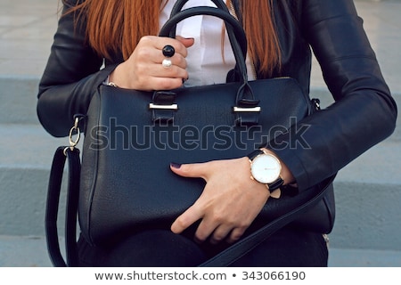 Stockfoto: Ladies Watch And Handbag