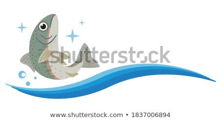 Stok fotoğraf: Fresh Seafood Trout Fish