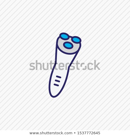 Stock foto: Electronic Shave Trimmer Icon Outline Illustration