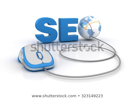 Foto stock: Search Word Connected With Pc Mouse