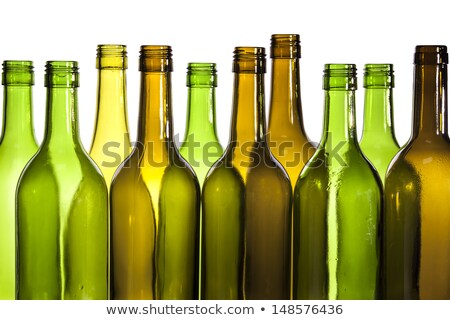 Stok fotoğraf: Row Of Empty Bottle