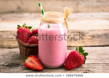 ストックフォト: Strawberry Smoothie