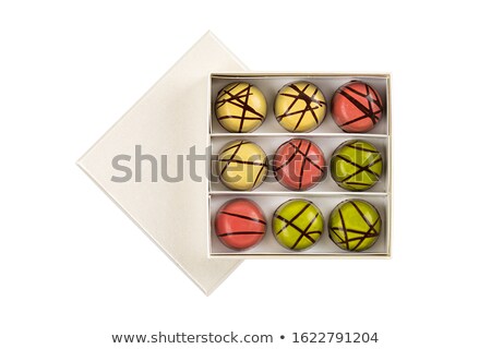 Stok fotoğraf: Chocolate Bonbons In Box