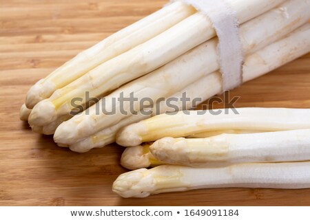 Stock foto: Bunch Of Asparagus Closeup